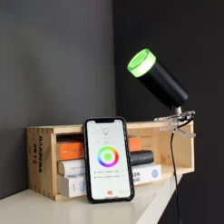 LED-Spot Klipa Mit RGBW-Farbwechsel, Schwarz 16 LED-Spot Klipa Mit RGBW-Farbwechsel, Schwarz -Lampen Welt 10000469 7