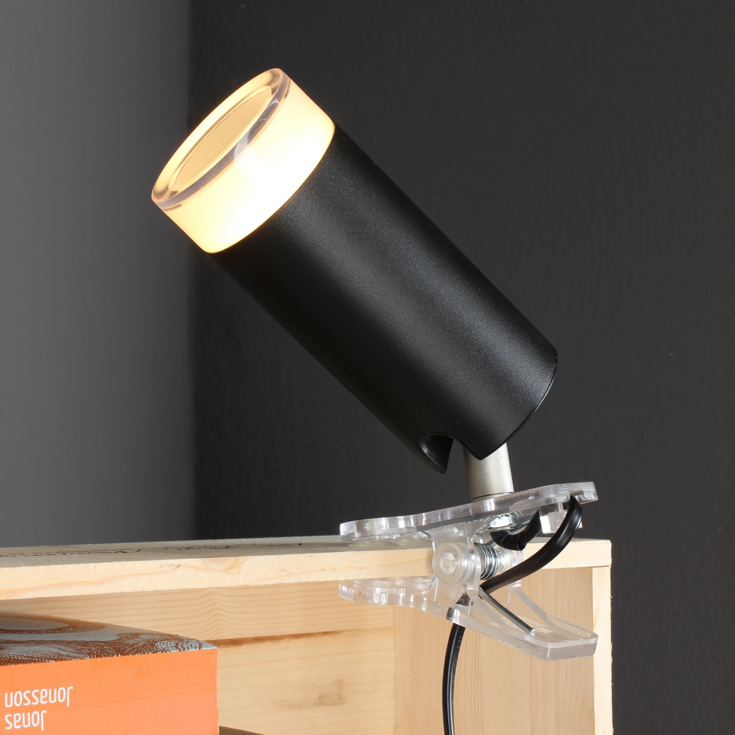 LED-Spot Klipa Mit RGBW-Farbwechsel, Schwarz 1 LED-Spot Klipa Mit RGBW-Farbwechsel, Schwarz