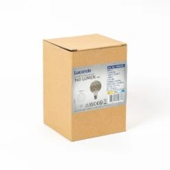 Lucande E27 3,8W LED-Lampe G95, 1800K, Struktur, Smoke 14 Lucande E27 3,8W LED-Lampe G95, 1800K, Struktur, Smoke -Lampen Welt 10001594 6