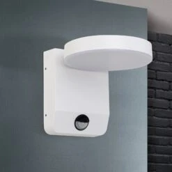 LED-Außenwandleuchte Hendryk Mit Sensor, Weiß -Lampen Welt 10002100 2