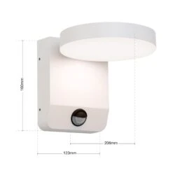 LED-Außenwandleuchte Hendryk Mit Sensor, Weiß -Lampen Welt 10002100 4