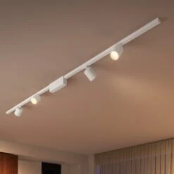 Philips Hue Perifo Schienensystem 4x Spots Weiß