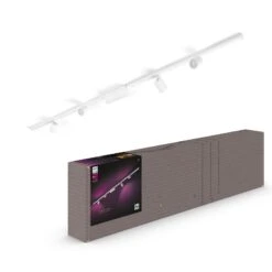 Philips Hue Perifo Schienensystem 4x Spots Weiß -Lampen Welt 10002274 3