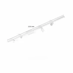 Philips Hue Perifo Schienensystem 4x Spots Weiß -Lampen Welt 10002274 4