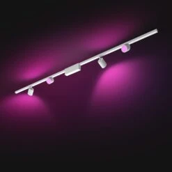 Philips Hue Perifo Schienensystem 4x Spots Weiß -Lampen Welt 10002274 6