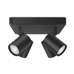 WiZ LED-Deckenspot Imageo, 4fl Quadratisch Schwarz -Lampen Welt 10002321 6