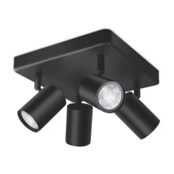 WiZ LED-Deckenspot Imageo, 4fl Quadratisch Schwarz -Lampen Welt 10002321 7