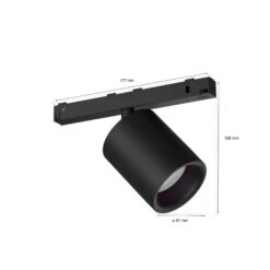 Philips Hue Perifo LED-Spot Erweiterung, Schwarz -Lampen Welt 10003032 3