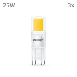 Philips LED-Lampe G9 2W 220lm 2.700K Klar 3er -Lampen Welt 10004527 1