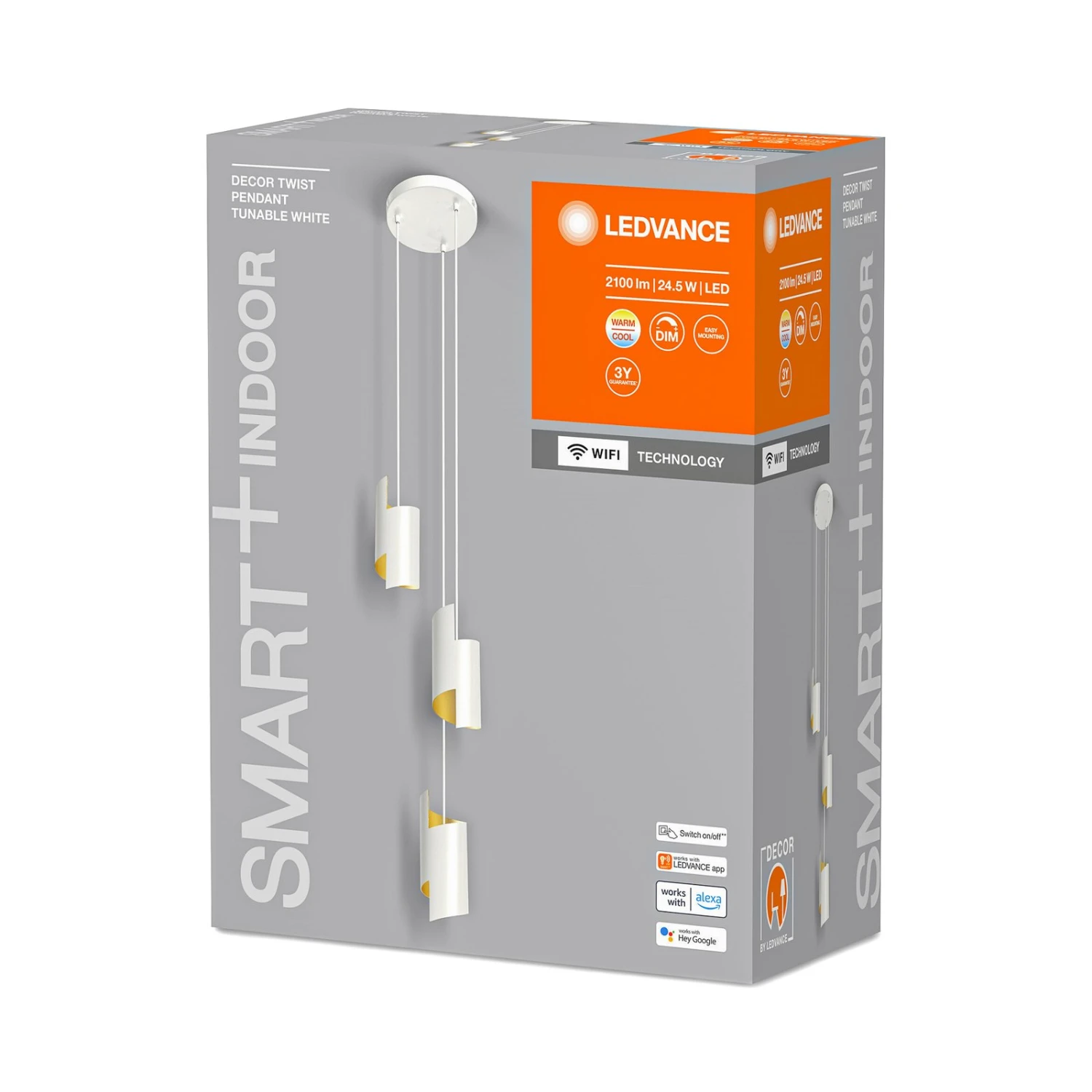 LEDVANCE SMART+ WiFi Decor Twist Hängeleuchte Weiß 5 LEDVANCE SMART+ WiFi Decor Twist Hängeleuchte Weiß – Bild 5
