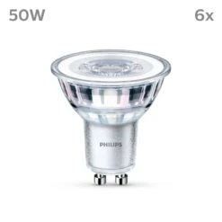 Philips LED-Lampe GU10 4,6W 355lm 827 Klar 36° 6er -Lampen Welt 10004573 5
