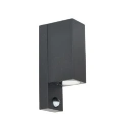 Prios Tetje Außenwandleuchte Schwarz Eckig Sensor -Lampen Welt 10004870 2