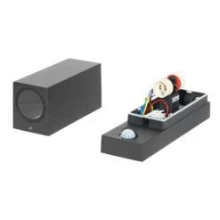 Prios Tetje Außenwandleuchte Schwarz Eckig Sensor -Lampen Welt 10004870 7