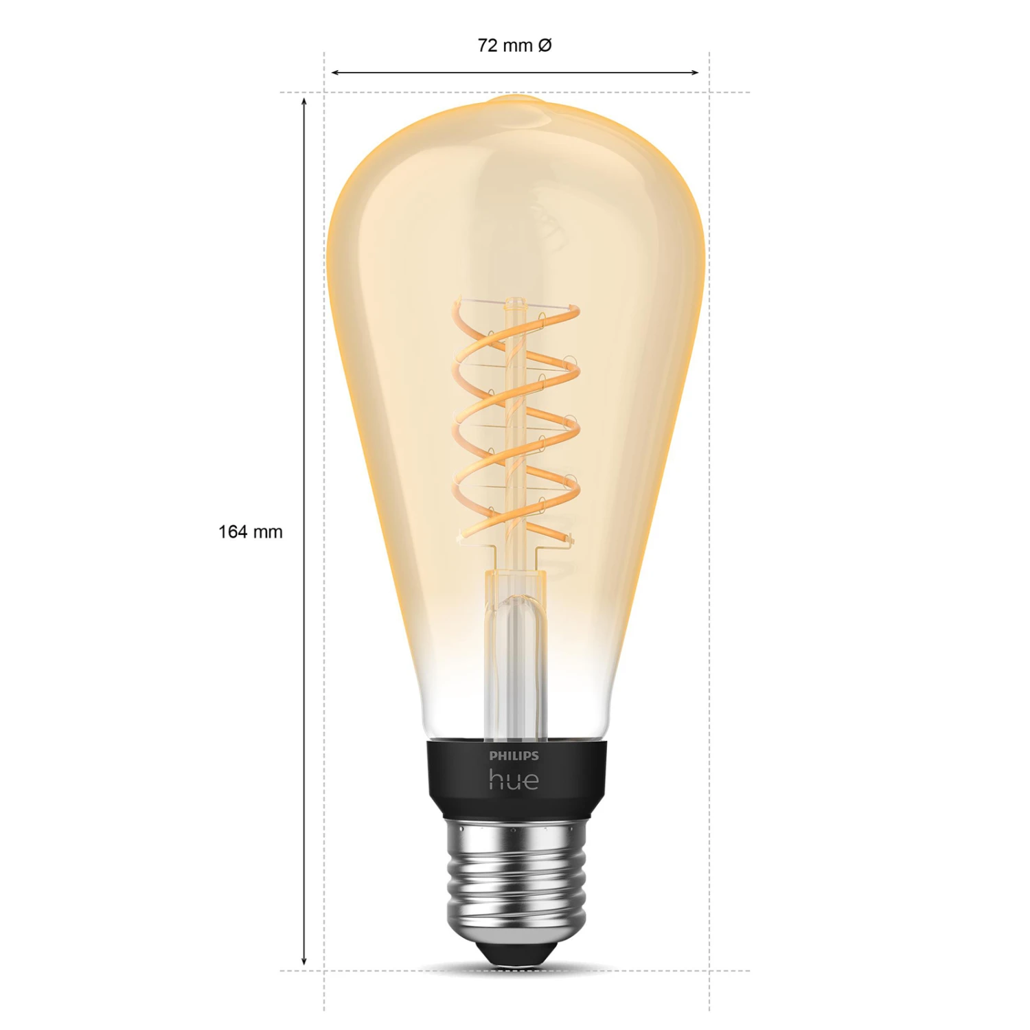 Philips Hue White E27 7W Filament ST72 550lm 6 Philips Hue White E27 7W Filament ST72 550lm – Bild 6