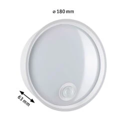 Paulmann Platomo LED-Außenwandleuchte Sensor Weiß -Lampen Welt 10008631 2