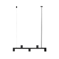 Arcchio Brinja Hängeleuchte Schwarz 5fl Länglich -Lampen Welt 10008699 2