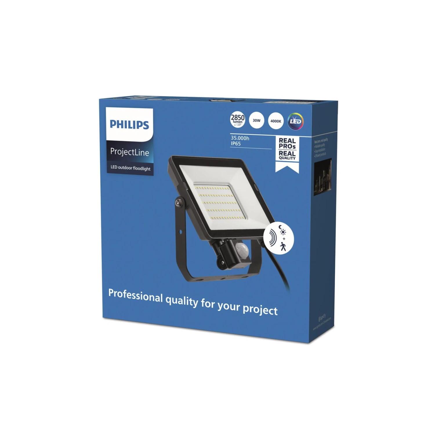 Philips ProjectLine Außenstrahler Sensor 4000K 30W 2 Philips ProjectLine Außenstrahler Sensor 4000K 30W – Bild 2