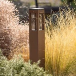 LED-Solar-Wegeleuchte Tradition Sensor Corten 90cm -Lampen Welt 10010087 2