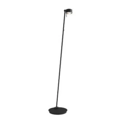Puk! 80 Floor LED Linsen Klar/matt, Schwarz Matt -Lampen Welt 10010735 2