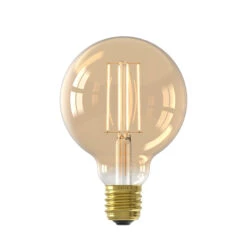 Calex E27 G95 4,5W LED-Filament Gold 821 Dimmbar