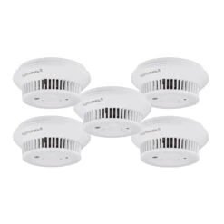 Homematic IP Funk-Rauchmelder Mit Q-Label, 5er Set