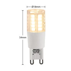Arcchio LED-Stiftsockellampe G9 4,5W 2.700K 2er -Lampen Welt 10011057 4