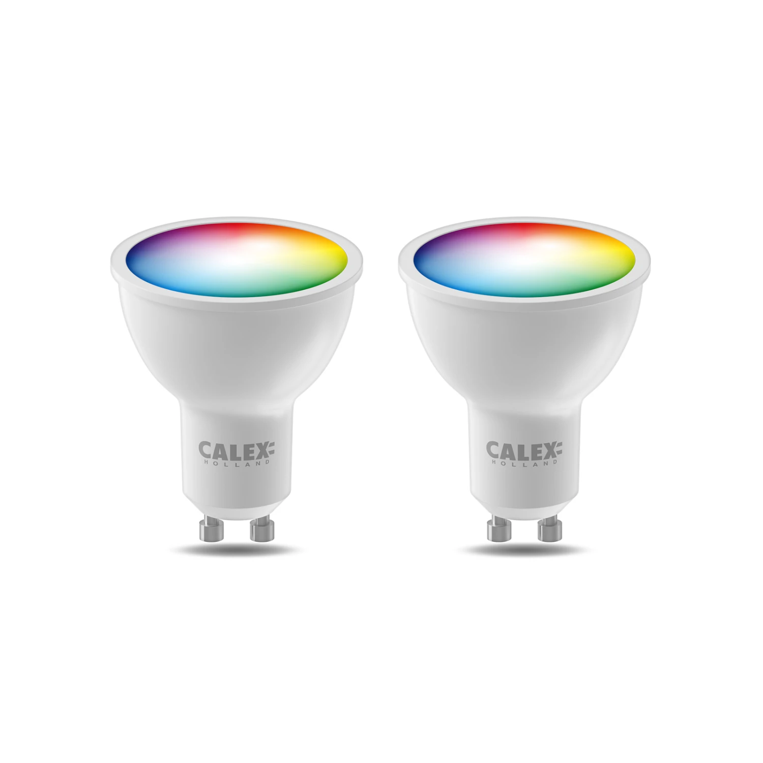 Calex Smart LED-Reflektor GU10 4,9W RGB CCT 2er 1 Calex Smart LED-Reflektor GU10 4,9W RGB CCT 2er