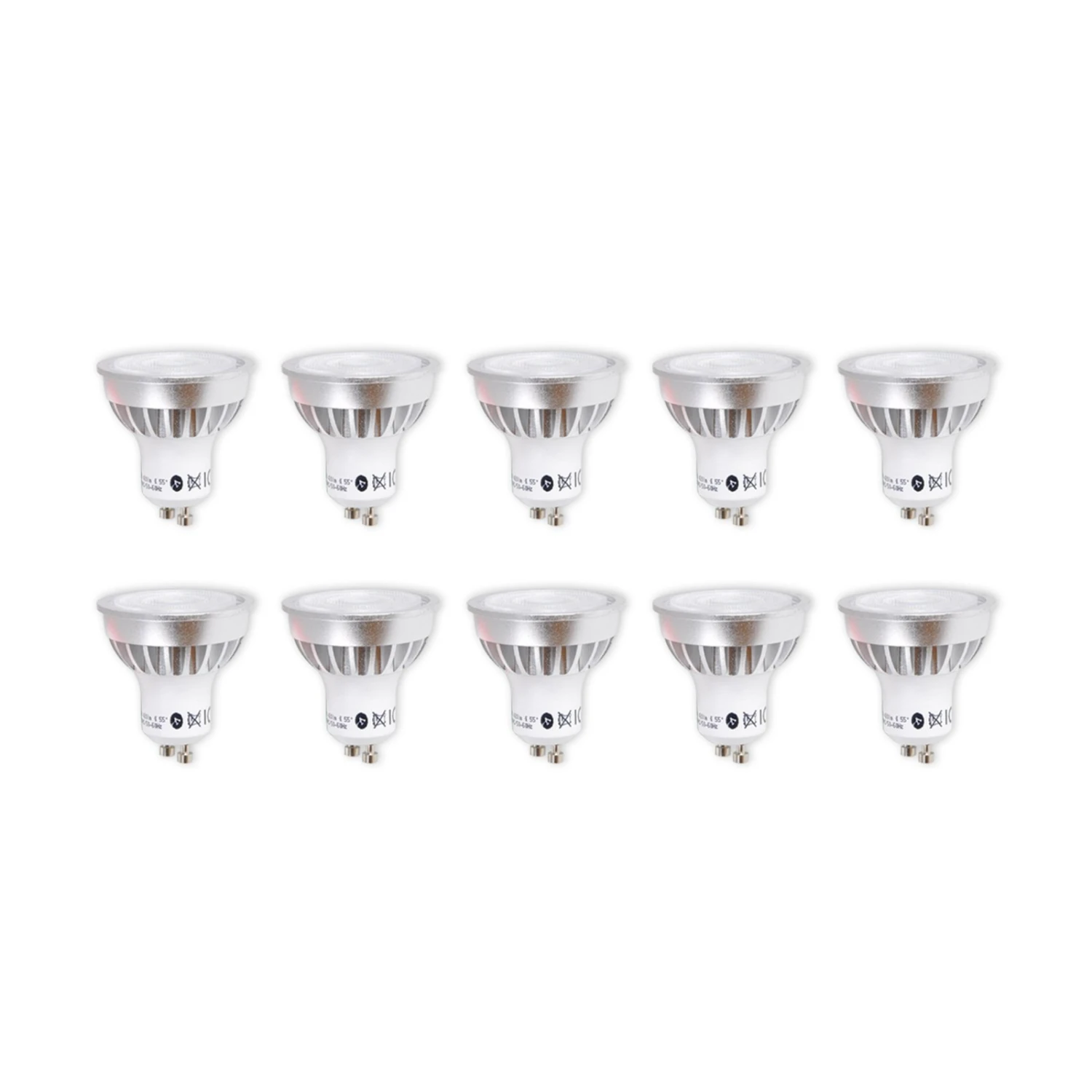 GU10 5W 830 LED-Reflektor 55° 10er-Set 1 GU10 5W 830 LED-Reflektor 55° 10er-Set