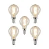 LED-Filamentlampe E14 4W 2700K Tropfen Dimmbar 5er 10 LED-Filamentlampe E14 4W 2700K Tropfen Dimmbar 5er -Lampen Welt 10011809