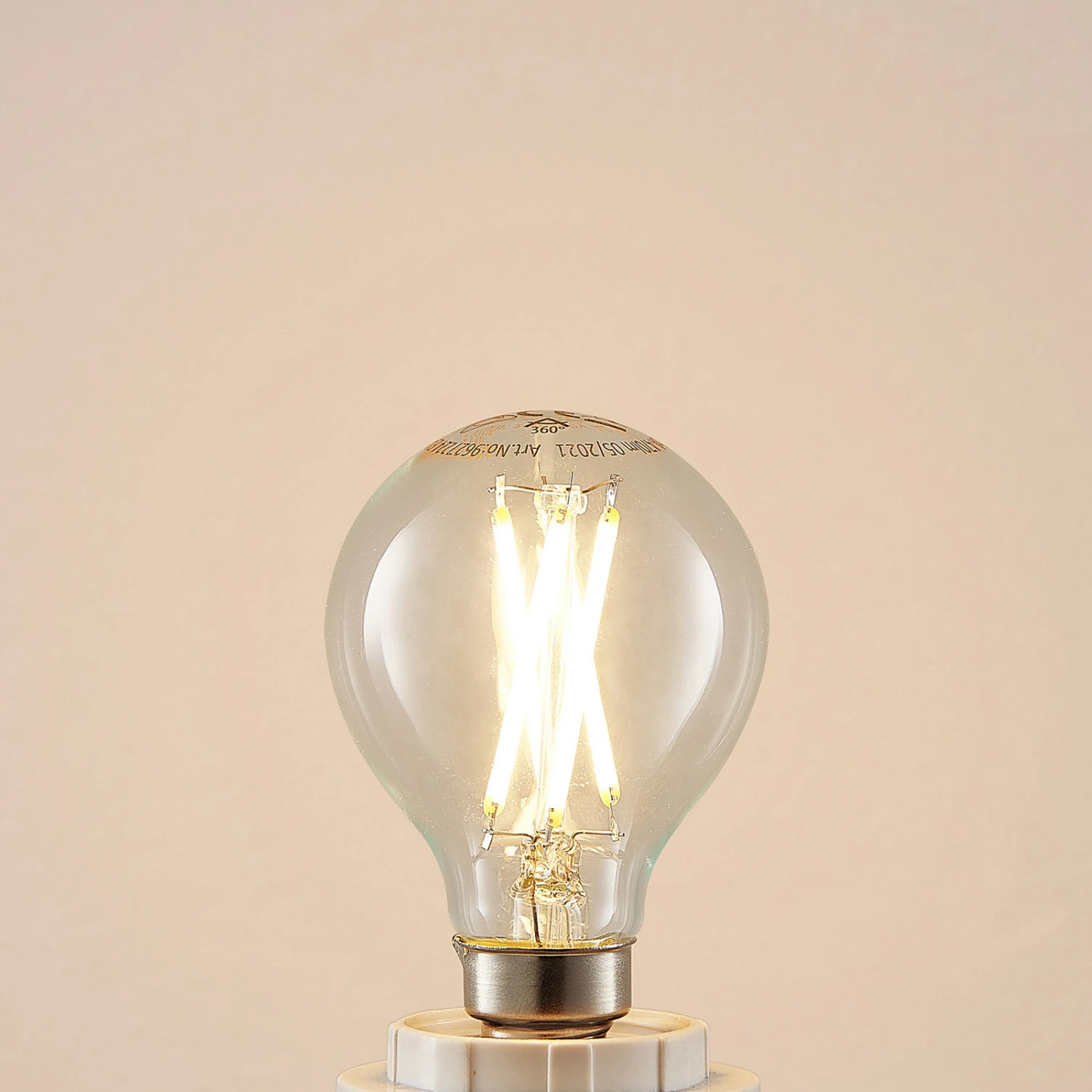 LED-Filamentlampe E14 4W 2700K Tropfen Dimmbar 5er 6 LED-Filamentlampe E14 4W 2700K Tropfen Dimmbar 5er – Bild 6