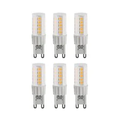 Arcchio LED-Stiftsockellampe G9 3,5W 827 6er-Set
