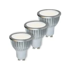 Hochvolt LED-Reflektor GU10 5W 830 85° 3er-Set