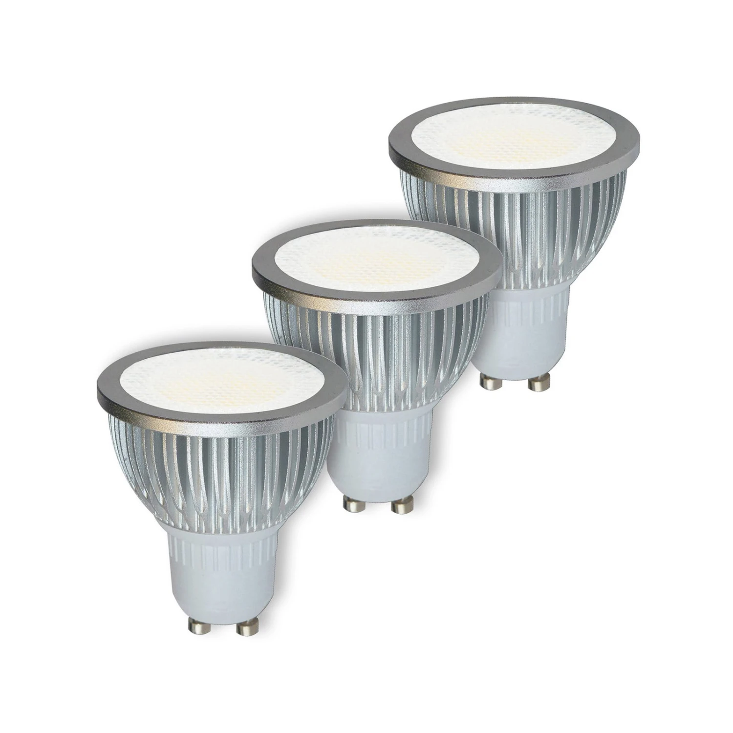 Hochvolt LED-Reflektor GU10 5W 830 85° 3er-Set 1 Hochvolt LED-Reflektor GU10 5W 830 85° 3er-Set