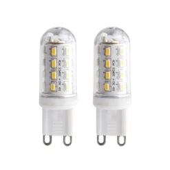LED-Lampe In Röhrenform G9 3W 830 Klar 2er-Set