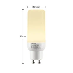 Arcchio LED-Röhrenlampe GU10 4,5W 3.000K 3er-Set -Lampen Welt 10012112 2