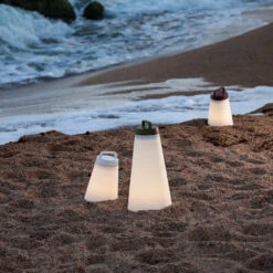 LED-Außendekoleuchte Sasha, Akku, Höhe 41cm Grün -Lampen Welt 10012268 2