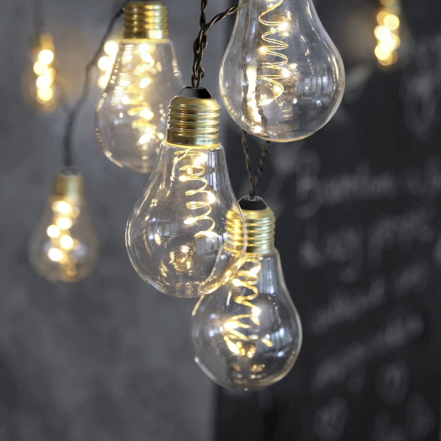 LED-Lichterkette Glow, Glas, Klar 2 LED-Lichterkette Glow, Glas, Klar – Bild 2