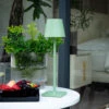 Lindby Janea LED-Akku-Tischleuchte, Salbeigrün -Lampen Welt 10012679