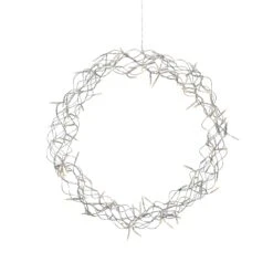 LED-Kranz Curly, Warmweiß, Ø 50 Cm 4 LED-Kranz Curly, Warmweiß, Ø 50 Cm -Lampen Welt 10012714 1