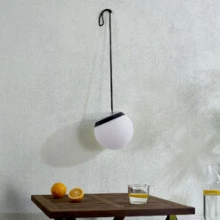 Lindby Eleia LED-Außen-Hängeleuchte, Akku -Lampen Welt 10012750 1