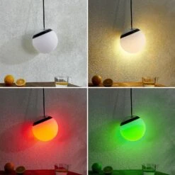 Lindby Eleia LED-Außen-Hängeleuchte, Akku -Lampen Welt 10012750 6