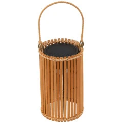 Lindby Amaria LED-Solar-Tischleuchte Bambus 21,5cm -Lampen Welt 10012755 3