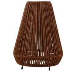 Lindby Amaria LED-Solar-Leuchte Rattan Dunkel -Lampen Welt 10012759 2