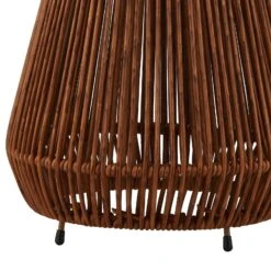 Lindby Amaria LED-Solar-Leuchte Rattan Dunkel -Lampen Welt 10012759 5