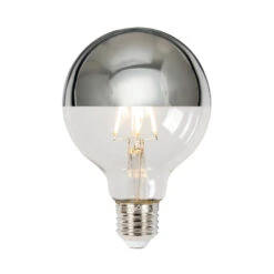 Lucande E27 3,8W Kopfspiegellampe G95 927 Silber, 5er-Set -Lampen Welt 10013197 2