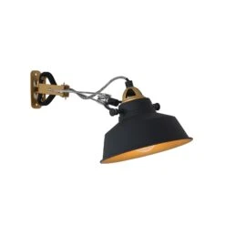 Wandleuchte Nové Mit Stecker, Schwarz -Lampen Welt 10013751 2