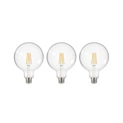 Arcchio LED-Lampe G125 E27 3,8W 2700K 806lm 3er