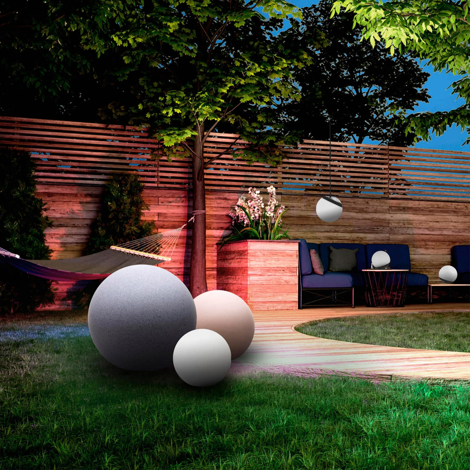 Müller Licht Tint Calluna Solar, CCT, RGB, Ø 25 Cm 4 Müller Licht Tint Calluna Solar, CCT, RGB, Ø 25 Cm – Bild 4