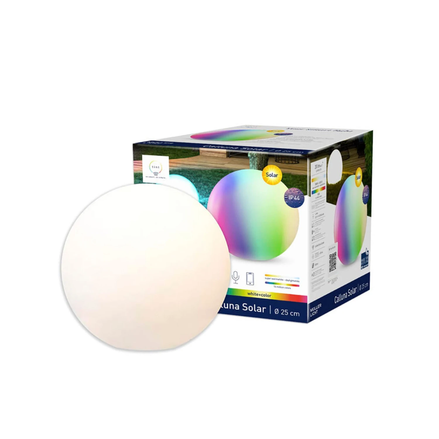 Müller Licht Tint Calluna Solar, CCT, RGB, Ø 25 Cm 6 Müller Licht Tint Calluna Solar, CCT, RGB, Ø 25 Cm – Bild 6