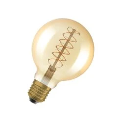 OSRAM Vintage 1906 E27 7W LED G95 822 Gold Dim